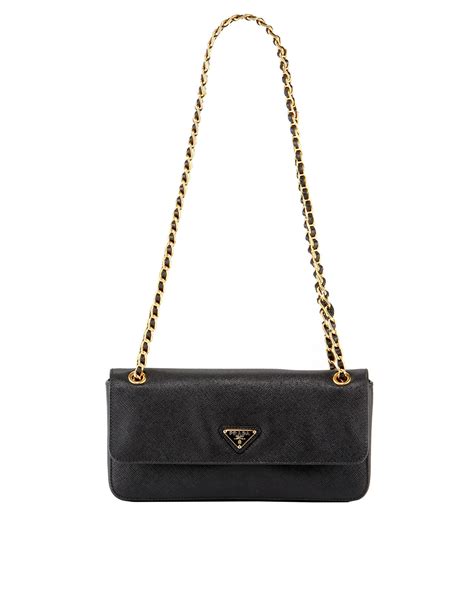 prada handbag gold chain|Prada front zip shoulder bags.